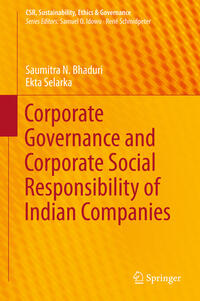 Vorderes Coverbild Corporate Governance and Corporate Social Responsibility of Indian Companies