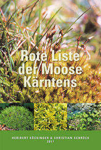 Vorderes Coverbild Rote Liste der Moose Kärntens
