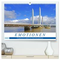 Emotionen - Frankreich ist einfach ein Land zum geniessen (hochwertiger Premium Wandkalender 2025 DIN A2 quer), Kunstdruck in Hochglanz