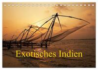 Exotisches Indien (Tischkalender 2025 DIN A5 quer), CALVENDO Monatskalender