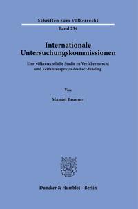 Internationale Untersuchungskommissionen.