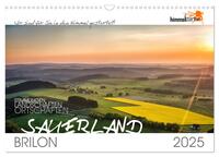 Das Sauerland bei Brilon aus der Vogelperspektive (Wandkalender 2025 DIN A3 quer), CALVENDO Monatskalender