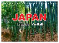 Japan - Land der Vielfalt (Tischkalender 2026 DIN A5 quer), CALVENDO Monatskalender