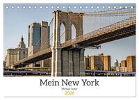 Vorderes Coverbild Mein New York Michael Jaster (Tischkalender 2026 DIN A5 quer), CALVENDO Monatskalender