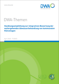 Vorderes Coverbild Handlungsempfehlung zur integrativen Bewertung der weitergehenden Abwasserbehandlung von kommunalen Kläranlagen