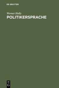 Vorderes Coverbild Politikersprache