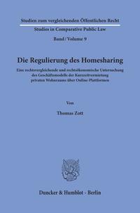 Die Regulierung des Homesharing.