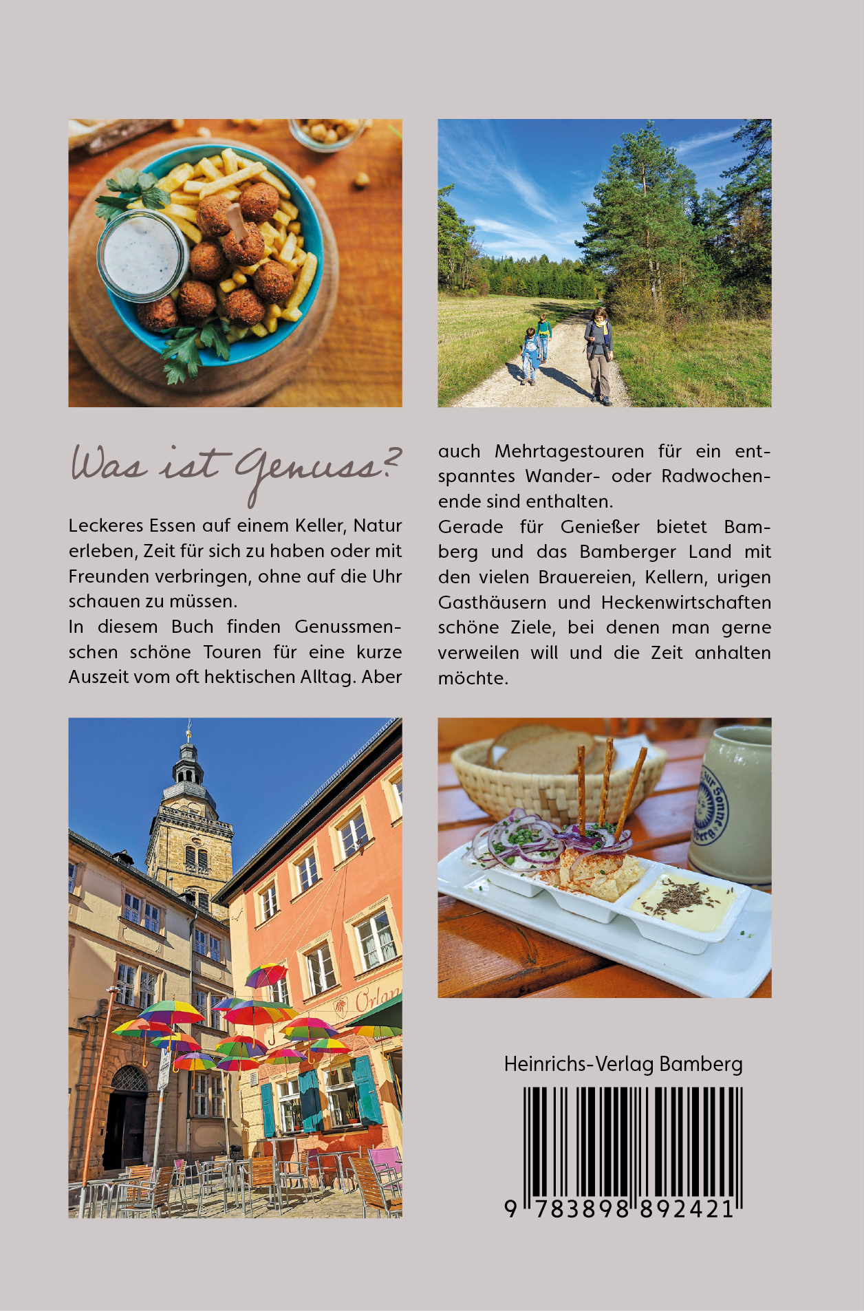 Rückseitencover Genusstouren Bamberg und Bamberger Land