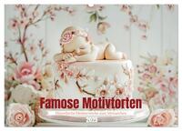 Vorderes Coverbild Famose Motivtorten (Wandkalender 2025 DIN A2 quer), CALVENDO Monatskalender
