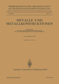 Metalle und Metallkonstruktionen