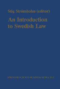 Vorderes Coverbild An Introduction to Swedish Law