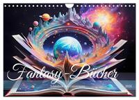 Fantasy-Bücher Schönheit des Universums (Wandkalender 2026 DIN A4 quer), CALVENDO Monatskalender