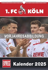 1. FC Köln 2026 - Fußball-Kalender - Express-Fankalender - Wandkalender 29,7 x 42 cm