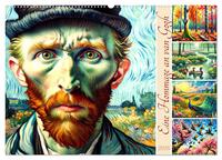 Eine Hommage an van Gogh (Wandkalender 2026 DIN A2 quer), CALVENDO Monatskalender