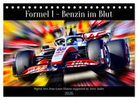 Formel 1 - Benzin im Blut (Tischkalender 2026 DIN A5 quer), CALVENDO Monatskalender