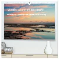Nordfriesland dunkelbunt – zwischen Tönning und Sankt Peter-Ording (hochwertiger Premium Wandkalender 2025 DIN A2 quer), Kunstdruck in Hochglanz