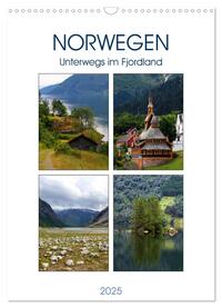 Norwegen - Unterwegs im Fjordland (Wandkalender 2025 DIN A3 hoch), CALVENDO Monatskalender
