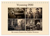 Wyoming 1890 (Tischkalender 2026 DIN A5 quer), CALVENDO Monatskalender