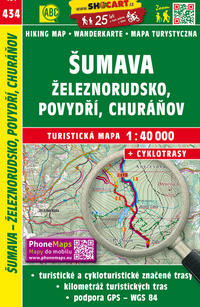 Šumava - Železnorudsko, Povydrí, Churánov / Böhmerwald - Eisenstein (Wander - Radkarte 1:40.000)