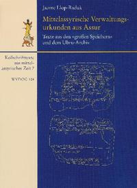 Mittelassyrische Verwaltungsurkunden aus Assur / Texte aus den "großen Speichern" und dem Ubru-Archiv