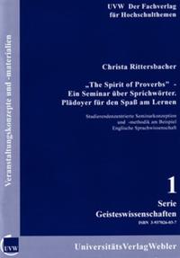 "The Spirit of Proverbs" - Ein Seminar über Sprichwörter