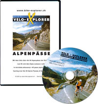 Vorderes Coverbild Velo-Explorer Schweizer Alpenpässe
