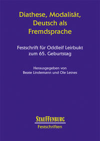 Diathese, Modalität, Deutsch als Fremdsprache