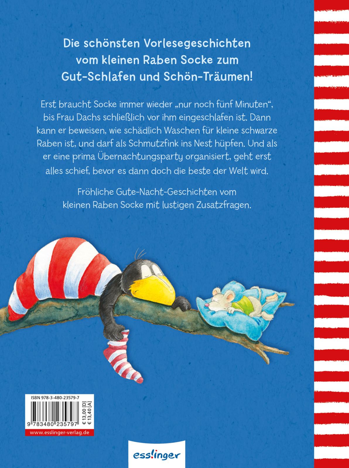 Rückseitencover Der kleine Rabe Socke: Alles schläft?