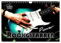 Vorderes Coverbild Rockgitarren Power (Wandkalender 2026 DIN A4 quer), CALVENDO Monatskalender