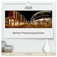 Vorderes Coverbild Berliner Panoramaansichten 2025 (hochwertiger Premium Wandkalender 2025 DIN A2 quer), Kunstdruck in Hochglanz