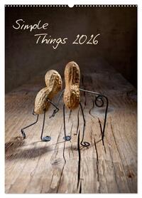 Simple Things 2026 (Wandkalender 2026 DIN A2 hoch), CALVENDO Monatskalender