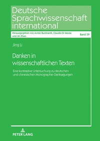 Vorderes Coverbild Danken in wissenschaftlichen Texten