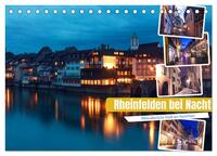 Vorderes Coverbild Rheinfelden bei Nacht (Tischkalender 2026 DIN A5 quer), CALVENDO Monatskalender