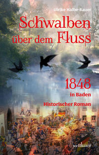 Schwalben über dem Fluss