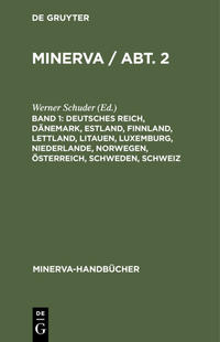 MINERVA / Abt. 2 / Deutsches Reich, Dänemark, Estland, Finnland, Lettland, Litauen, Luxemburg, Niederlande, Norwegen, Österreich, Schweden, Schweiz