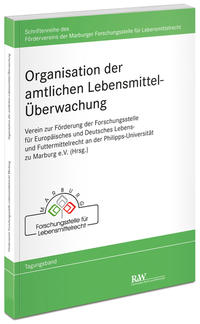 Vorderes Coverbild Organisation der amtlichen Lebensmittel-Überwachung