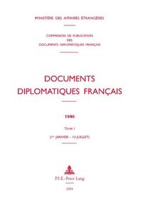 Vorderes Coverbild Documents diplomatiques français