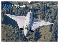 Saab Airpower (Wandkalender 2026 DIN A3 quer), CALVENDO Monatskalender