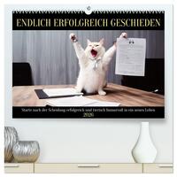 Endlich erfolgreich geschieden (hochwertiger Premium Wandkalender 2026 DIN A2 quer), Kunstdruck in Hochglanz