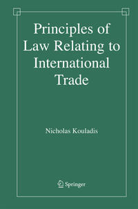 Principles of Law Relating to International Trade