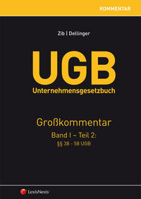 Vorderes Coverbild UGB Unternehmensgesetzbuch Kommentar - Band 1/Teil 2