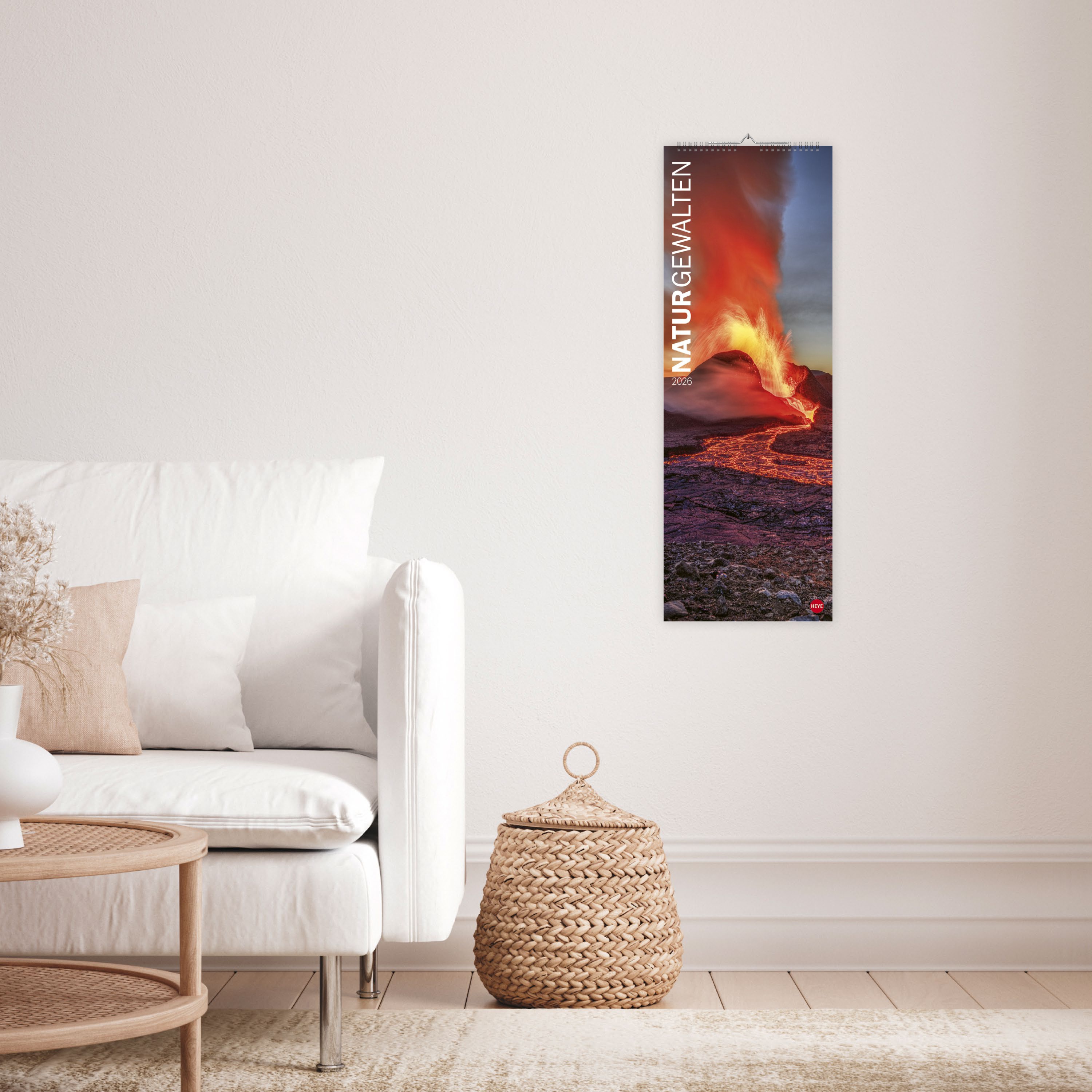 Naturgewalten Vertical Kalender 2026