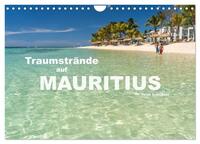Traumstrände auf Mauritius (Wandkalender 2025 DIN A4 quer), CALVENDO Monatskalender