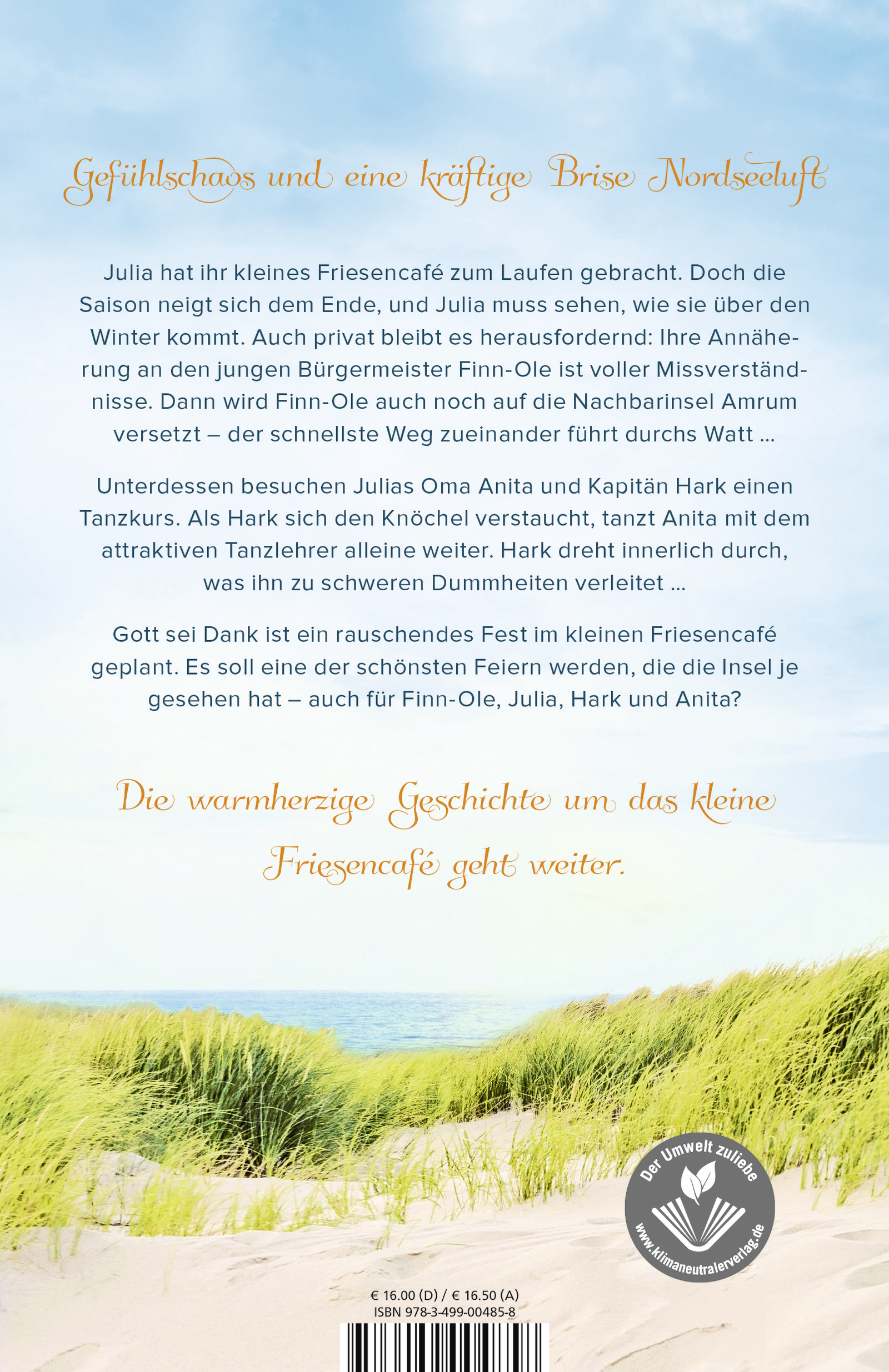 Rückseitencover Ein Fest im kleinen Friesencafé