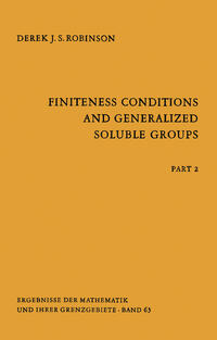 Vorderes Coverbild Finiteness Conditions and Generalized Soluble Groups