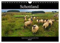Schottland - Impressionen von magischen Orten (Wandkalender 2025 DIN A4 quer), CALVENDO Monatskalender