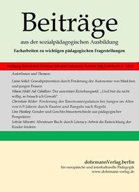 Beiträge aus der sozialpädagogischen Ausbildung, Jahrbuch 3, 2021