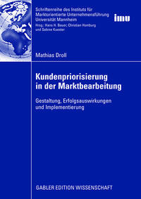 Vorderes Coverbild Kundenpriorisierung in der Marktbearbeitung