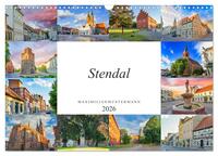 Stendal Impressionen (Wandkalender 2026 DIN A3 quer), CALVENDO Monatskalender