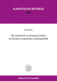 Die Zeitschrift "Literaturnyj kritik" im Zeichen sowjetischer Literaturpolitik